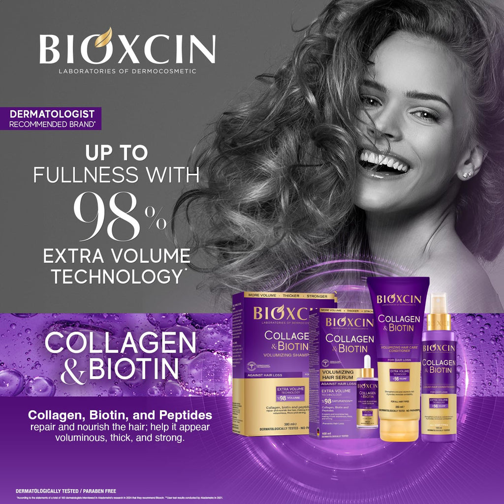 Bioxcin Fortified Shampoo - Hair Loss Treatment | 3x300 ml