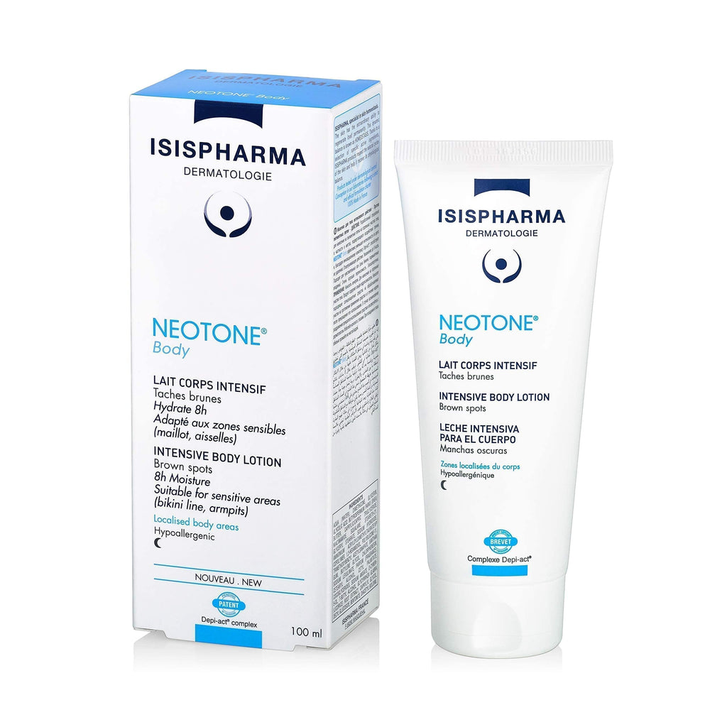 Isis Pharma Neotone Body Lotion for Sensitive Areas - 3.38 fl oz, Glycolic Acid & Shea Butter