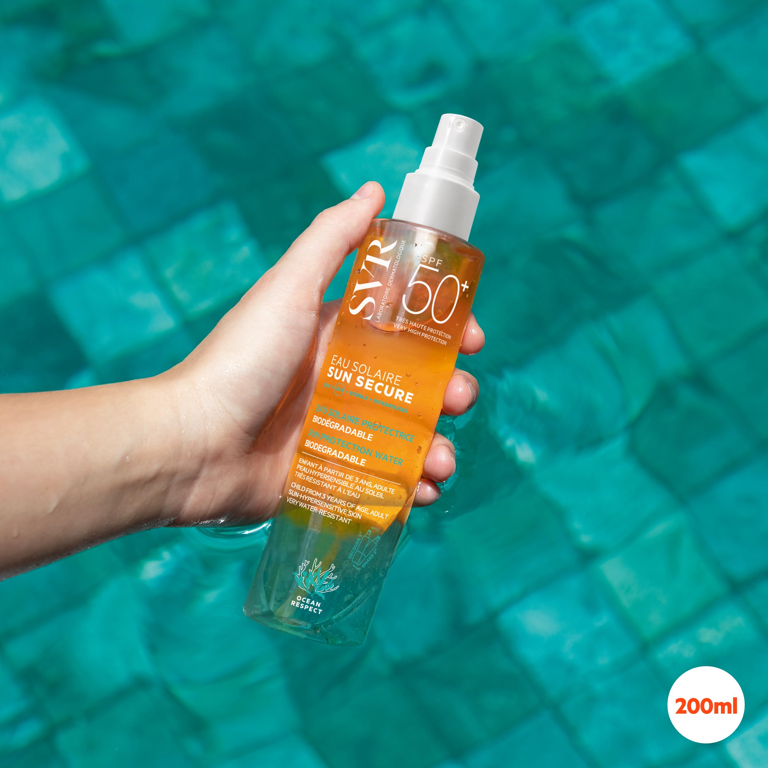 SVR Sun Secure Eau Solaire SPF 50 Factor Sun Water 200 ml