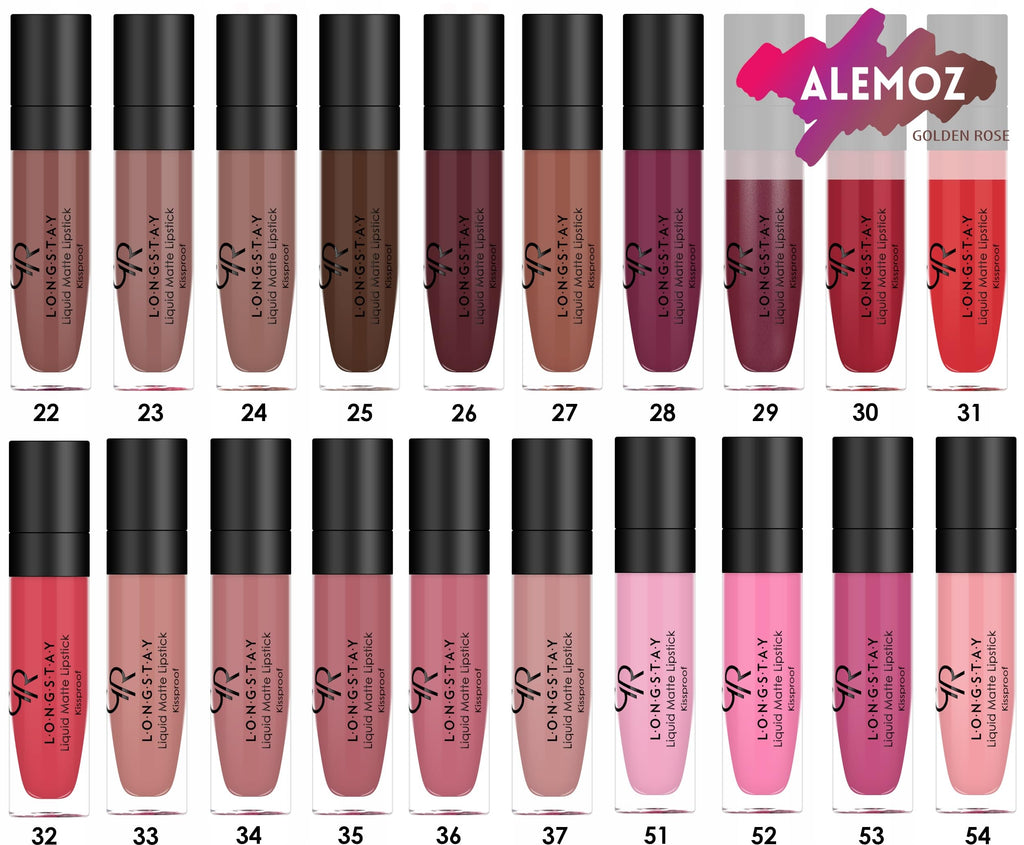 Golden Rose Liping My Matte Liquid Lipstick No:13 - Long-Lasting Matte Finish Lip Color