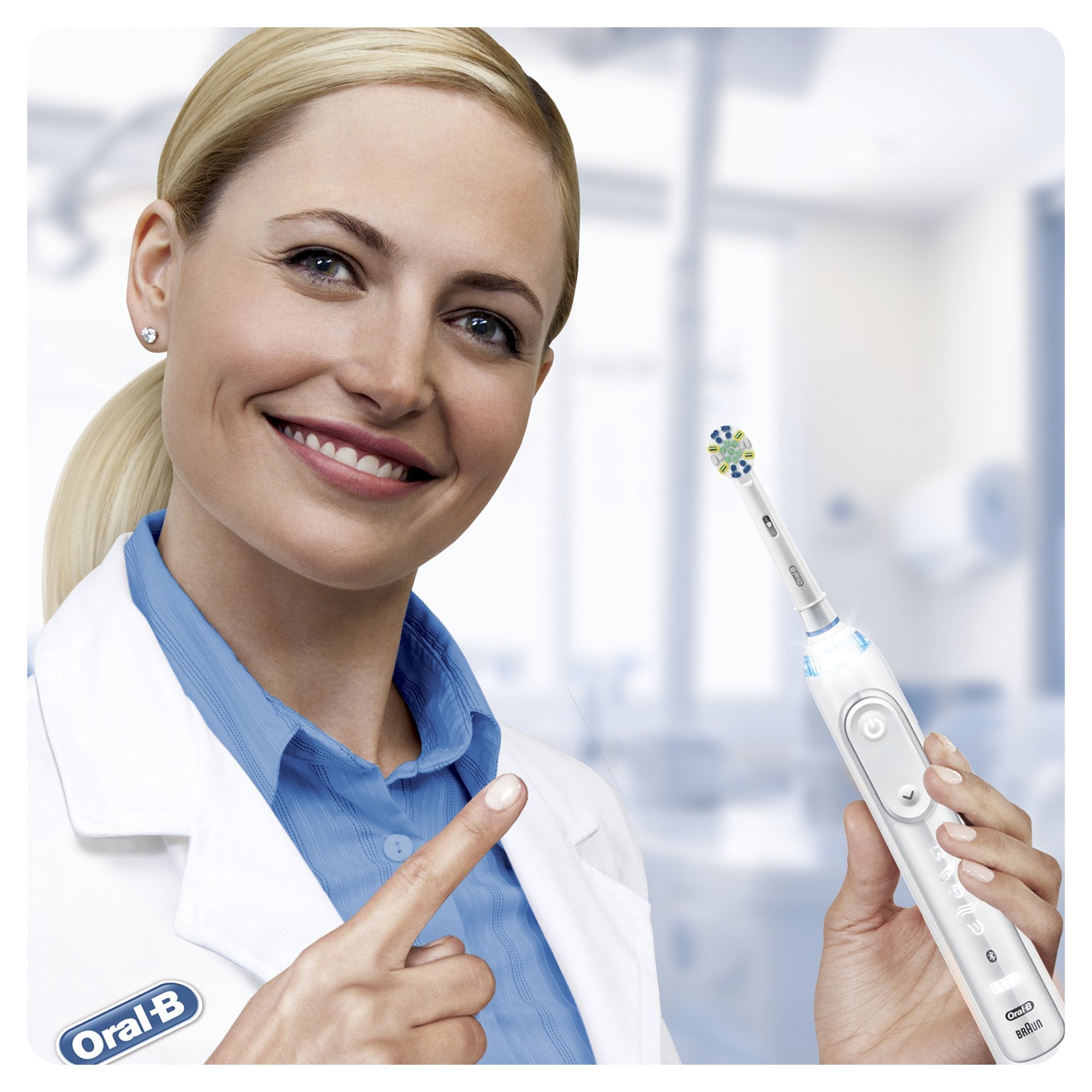 Oral-B Replacement Toothbrush Heads - Floss Action 2 Pack for Oral-B Electric Toothbrush Handles