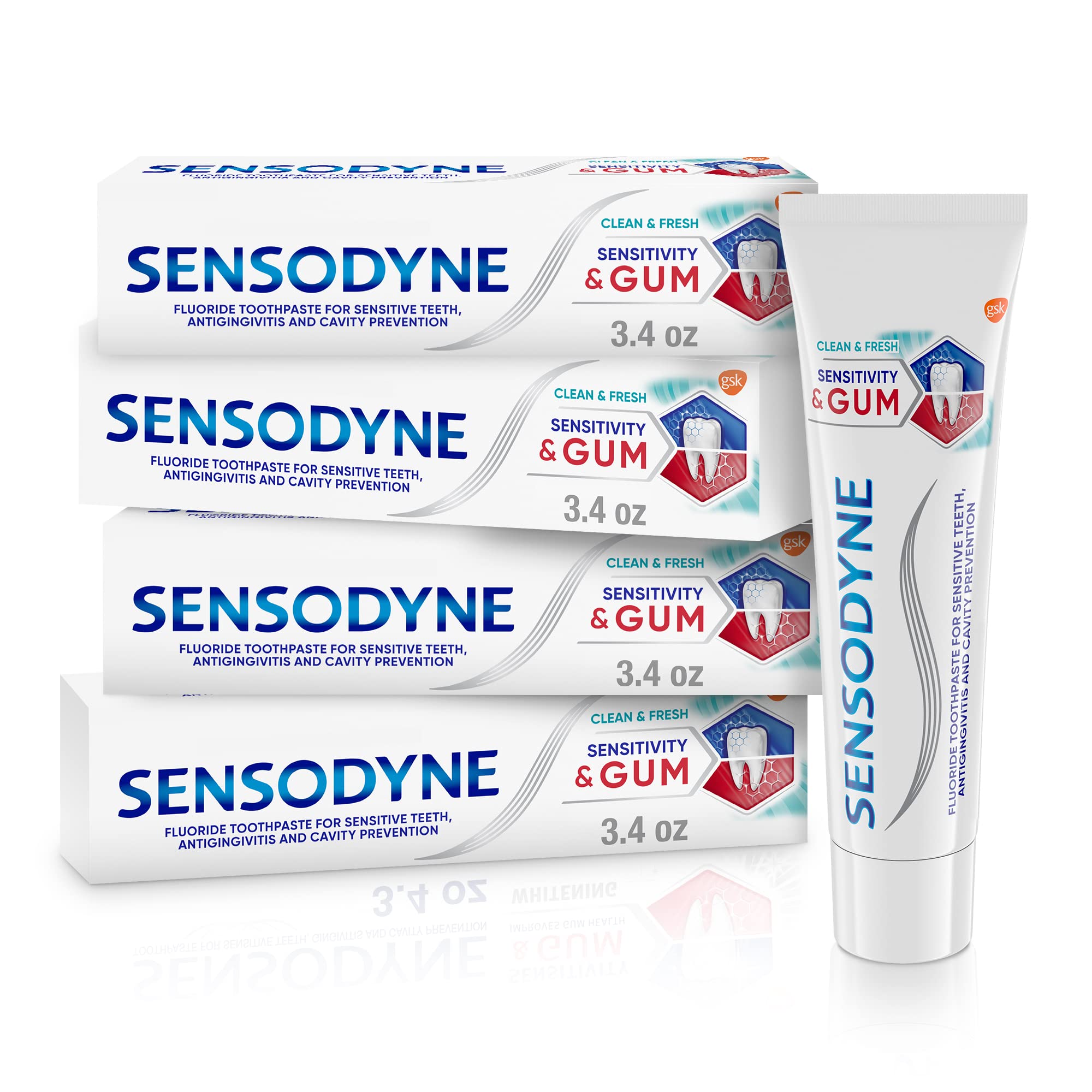 Sensodyne Mint Toothpaste for Sensitive Teeth - 3.38 fl oz - Oral Care for Sensitive Gums