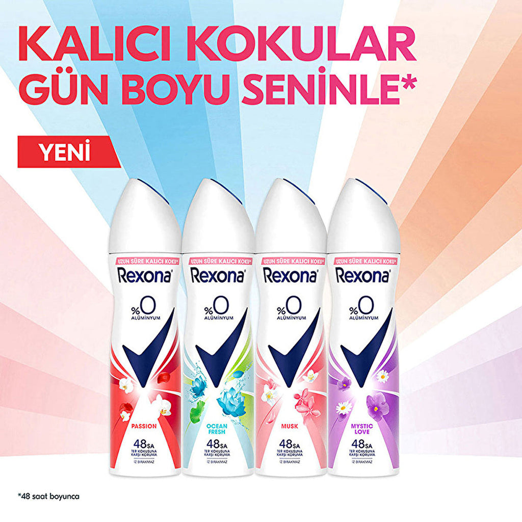 Rexona Women's Deodorant Musk - Aluminum Free 150ml | 48 Hour Protection
