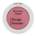 Rival Loves Me Vegan Blush No:03 Pink Grapefruit - Dermatologically Tested, Portable Compact Makeup for Healthy Glow