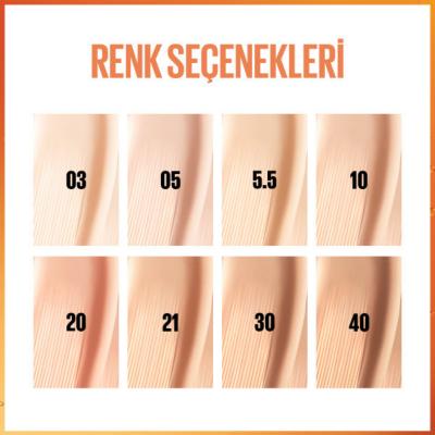 Maybelline New York Super Stay Skin Tint Foundation Makeup - Lightweight, 24 Hour Wear, Vitamin C Enriched