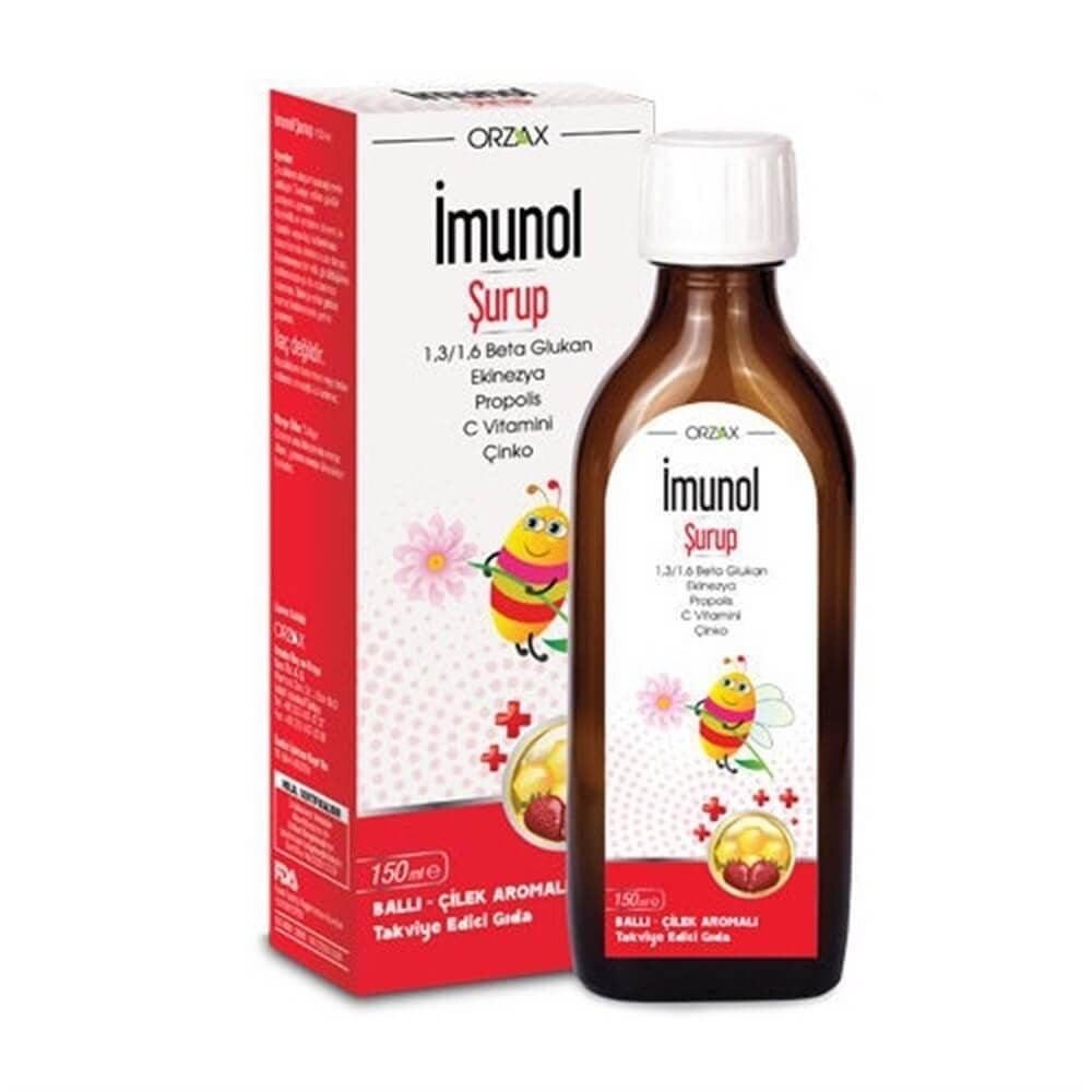 İmunol Immune Support Syrup with Echinacea & Propolis - Natural Dietary Supplement for Adults & Children