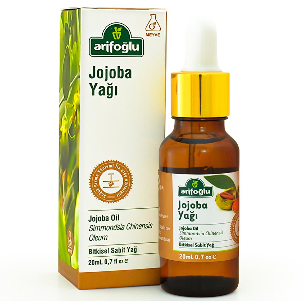 Arifoğlu Jojoba Oil 20ml - Natural Moisturizer for Dry Skin & Acne Treatment