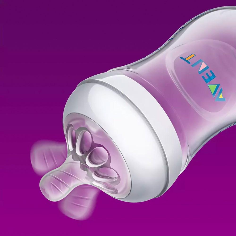 Philips Avent Natural Baby Bottle, 8.8 fl oz - BPA-Free, Anti-Colic, Ergonomic Design