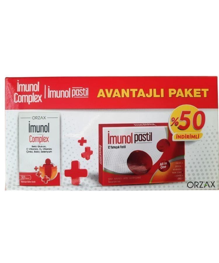 İmunol Immune System Support with Beta Glucan, Vitamin C & D3 - 30 Capsules