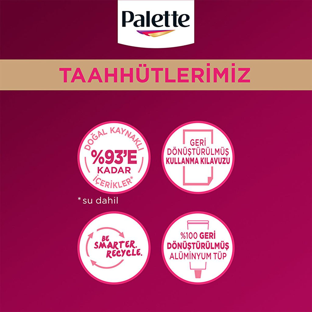 Palette Deluxe Golden Toffee Hair Dye 7-65 - Long-Lasting Nourishing Hair Color