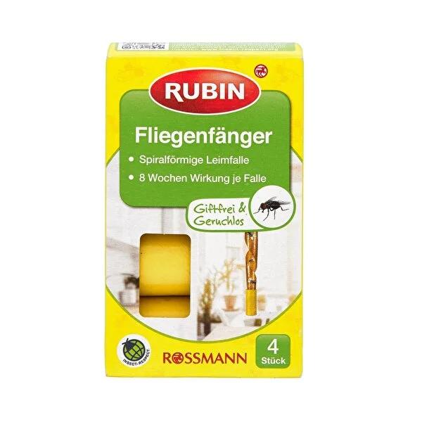 Rubin Fly Catcher - Non-Toxic, Eco-Friendly Insect Trap for Home, Odorless Glue Trap, Effective for 6-8 Weeks