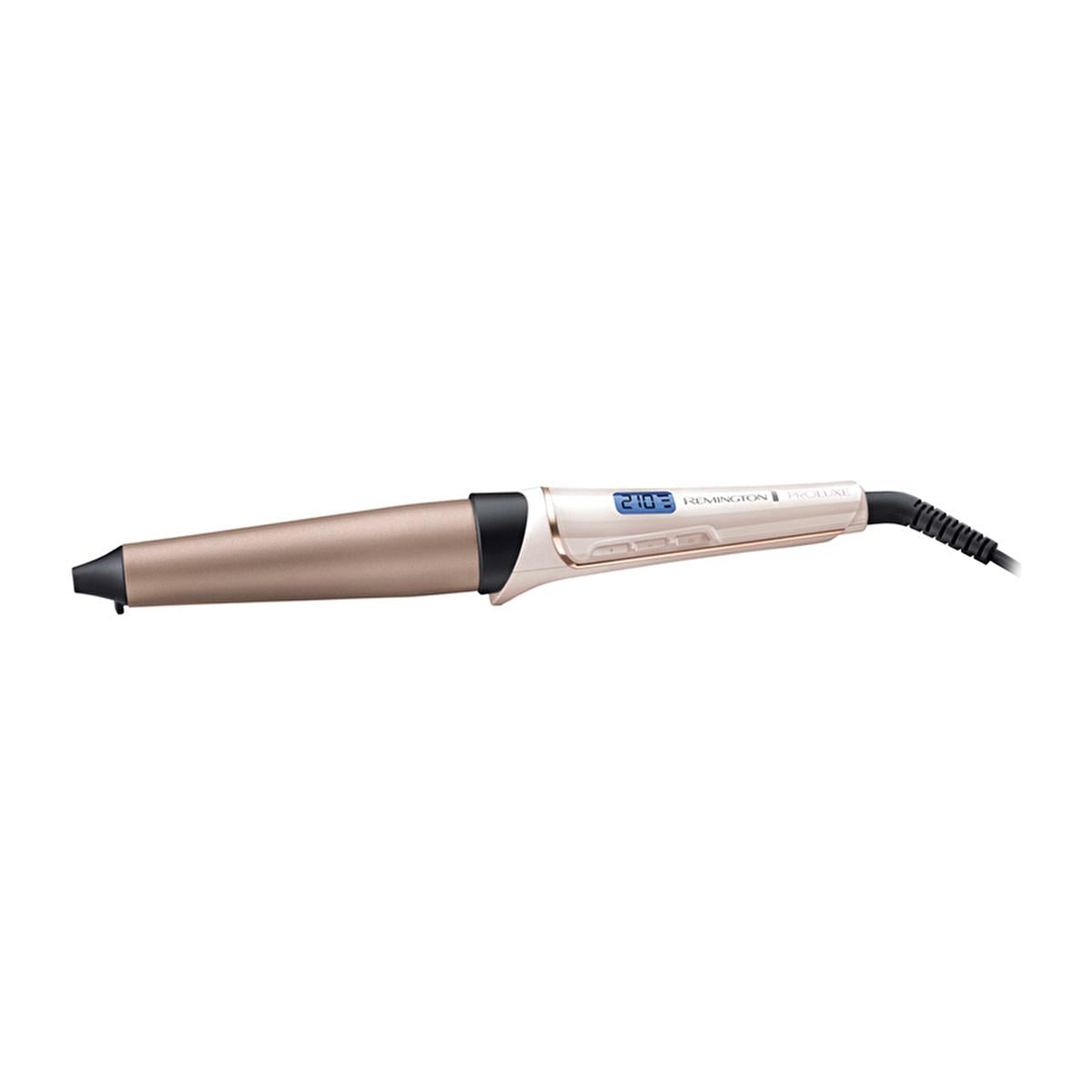 Remington PROluxe CI91X1 Conic Curling Iron - Professional Hair Styling with Ceramic Coating & Digital Display