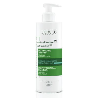 Vichy Dercos Anti-Dandruff Shampoo: Salicylic Acid & Octopirox Treatment for Oily Hair, Itchy Scalp Relief - Paraben Free, 13.2 fl oz