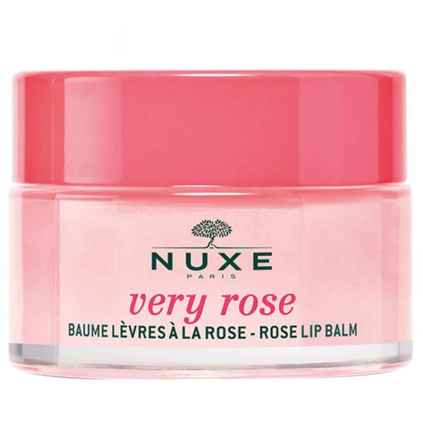 Nuxe Very Rose Lip Balm - Natural Nourishing Rose Oil Moisturizer for Dry Lips