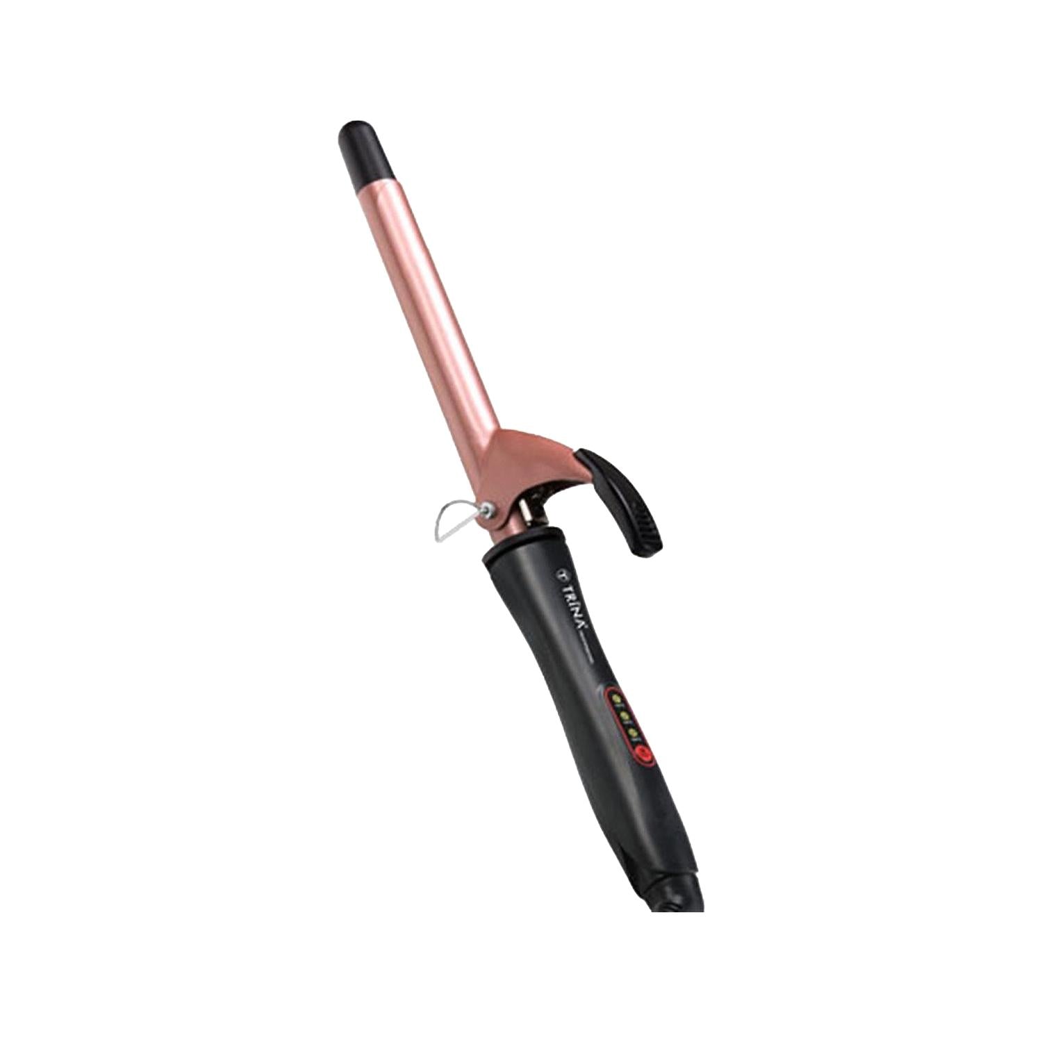Trina Professional Bronze Hair Curling Iron 19mm - Salon-Quality Styling Tool
