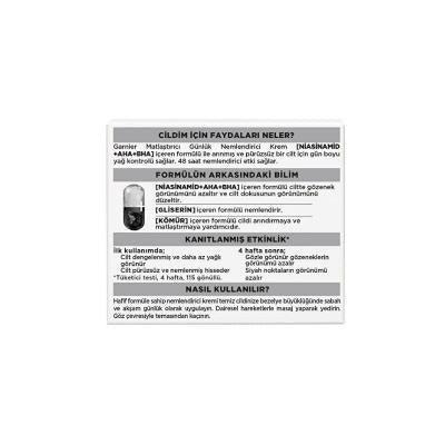 Garnier Daily Moisturizing Cream for Oily Skin - Garnier Saf KšmŸr Matla_tõrõcõ Nemlendirici Krem 50ml