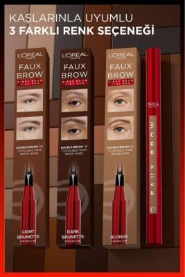 L'Oreal Paris Infaillible Faux Brow: Ultra-Fine Dark Brunette Eyebrow Pencil for Natural, Long-Lasting Definition