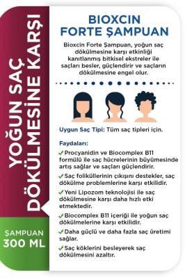 Bioxcin Forte Anti-Hair Loss Shampoo, 300ml - Dermatologically Tested, SLS Free with Biotin & Keratin