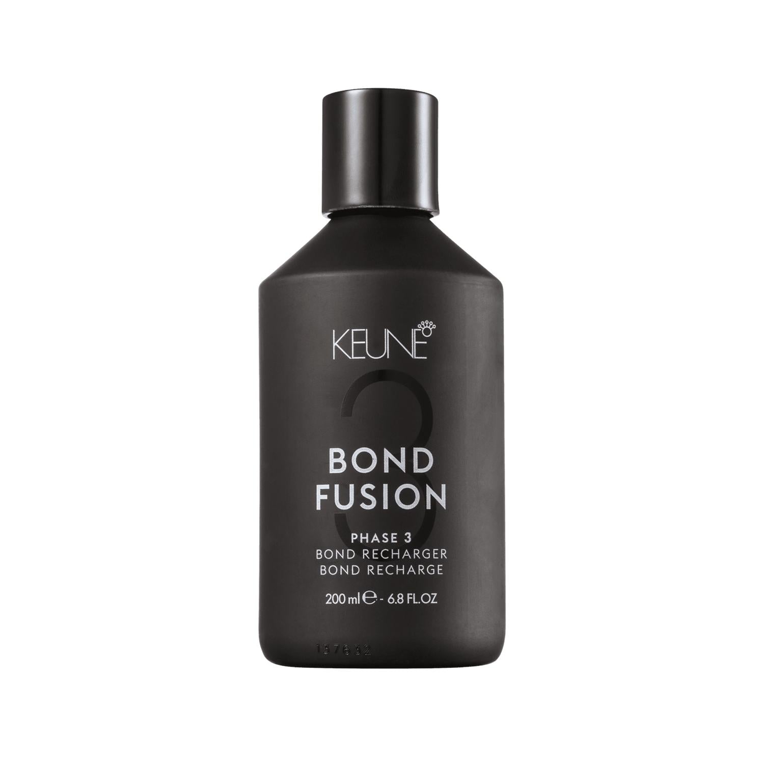 Keune Bond Fusion Phase 3 - Bond Recharger: Strengthen, Repair & Prevent Breakage | Hair Bond Treatment for Damaged, Chemically Treated Hair (200 ml)