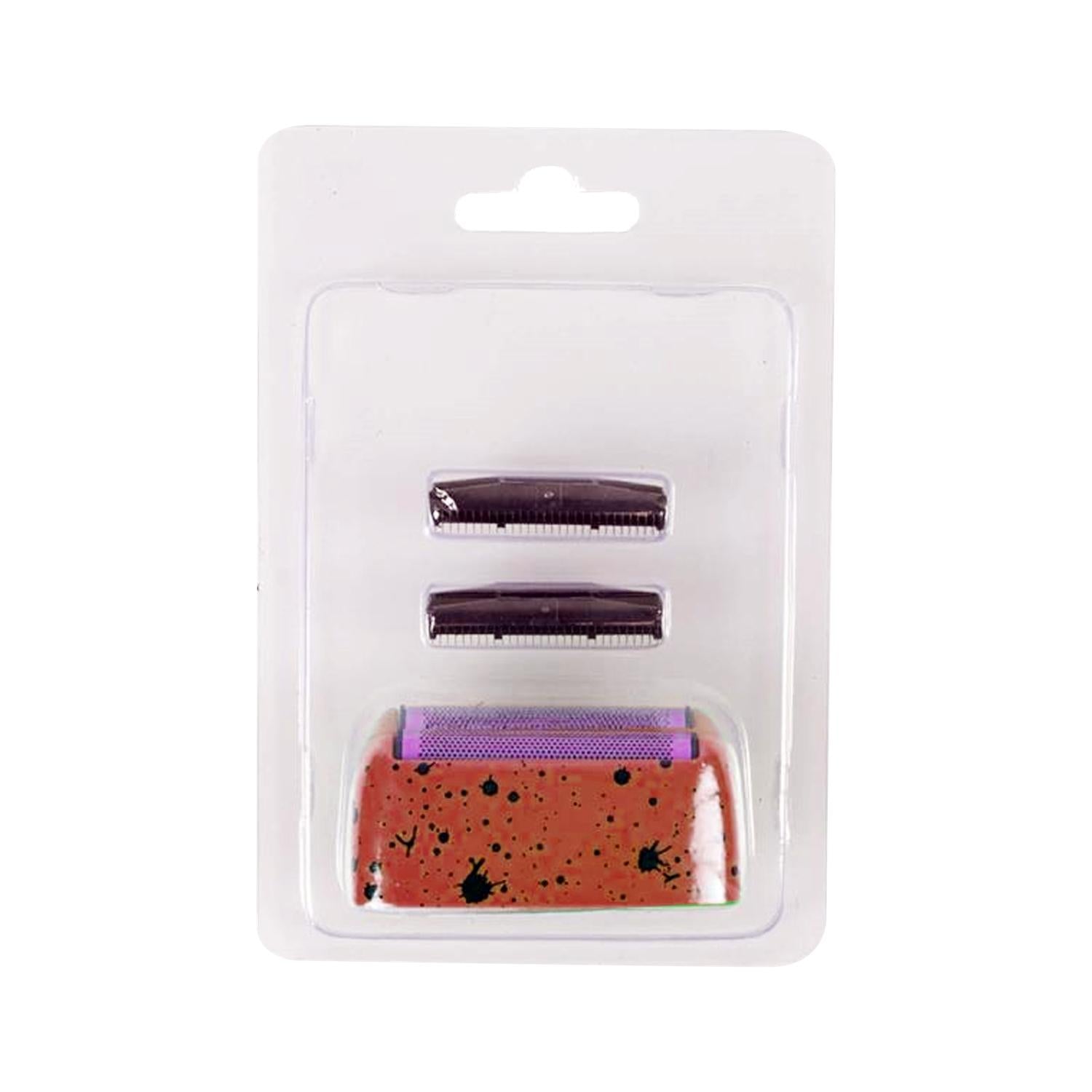Trina Professional Shaving Blade Set - Compatible Replacement Blades for Trina Shavers - Orange