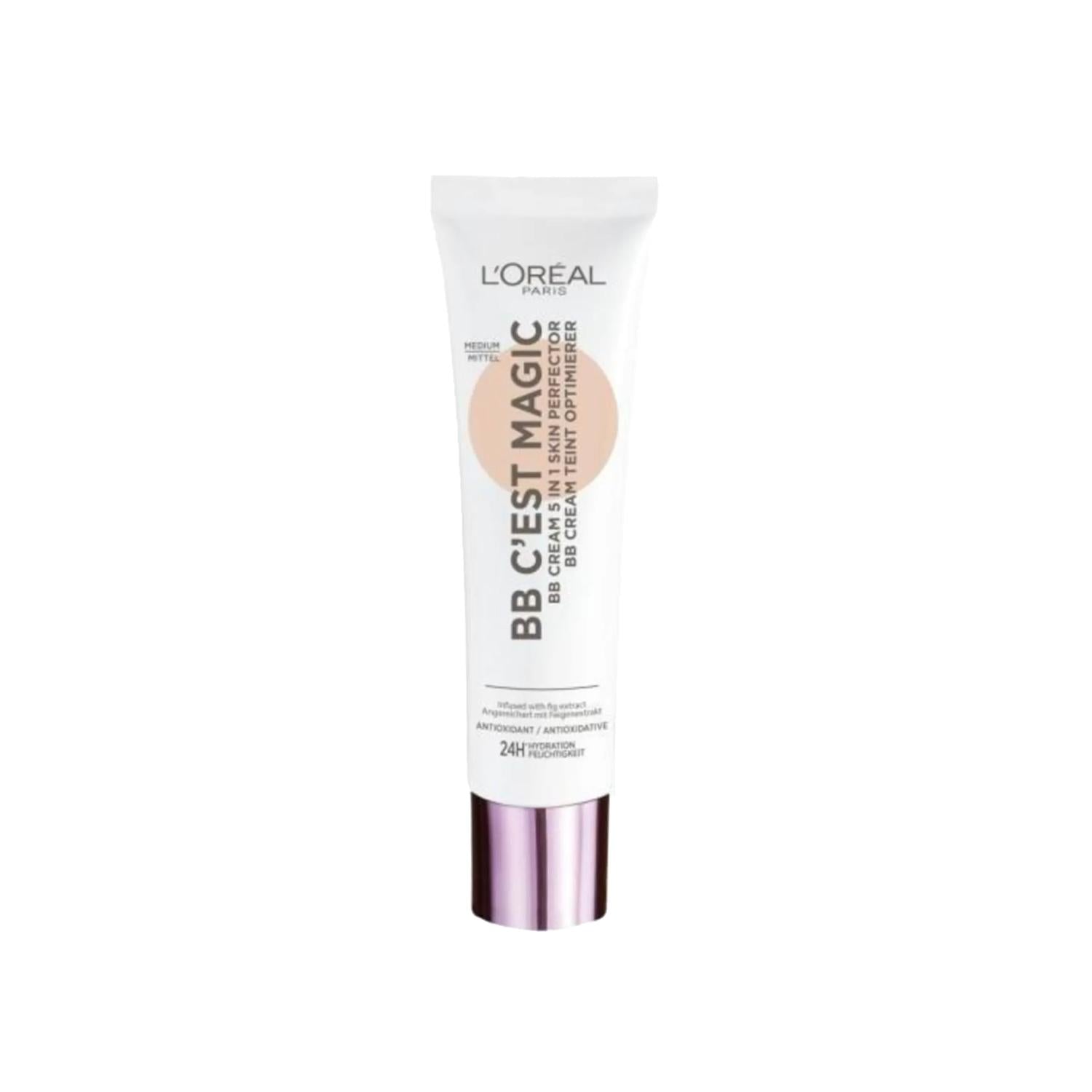 Loreal Paris C'est Magic BB Cream 04 Medium - Medium Coverage BB Cream for Everyday Use