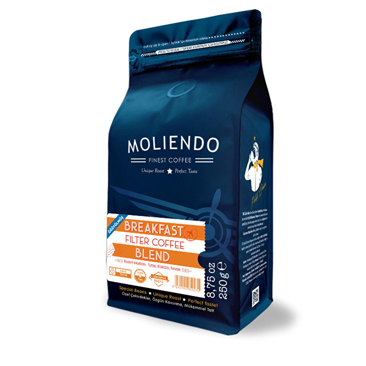 Moliendo Ground Filter Coffee, 250g - Balanced Flavor Arabica Coffee Blend