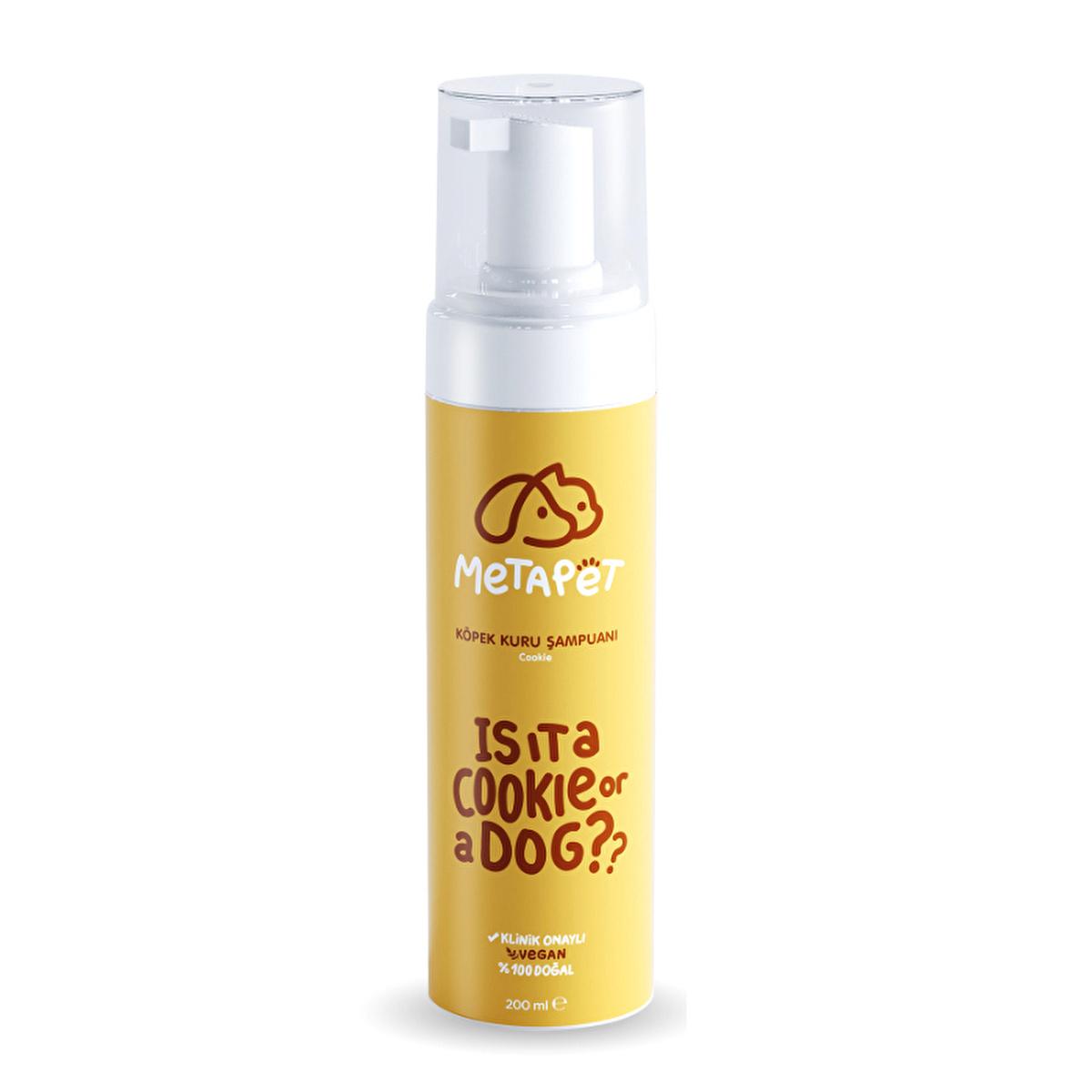 Metapet Dog Dry Shampoo, Vanilla Scented, Natural Ingredients, pH Balanced for Sensitive Skin - 6.76 fl oz