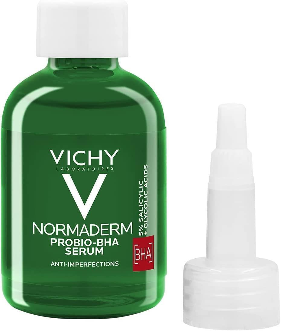 Vichy Normaderm BHA Peeling Serum: Exfoliate, Clarify & Control Oil for Acne-Prone Skin | Blackhead Treatment, Brighter Complexion