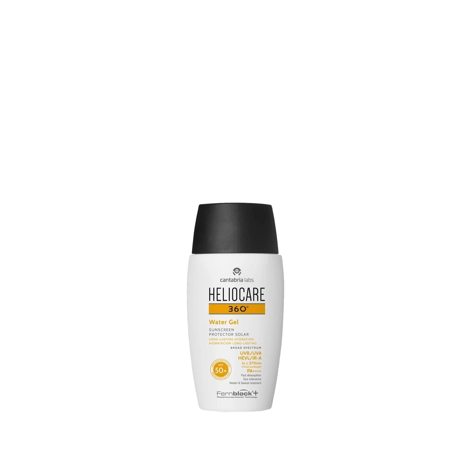 Heliocare 360 Water Gel Spf 50+ - Long Lasting Moisturizing Sunscreen Gel for Sensitive Skin