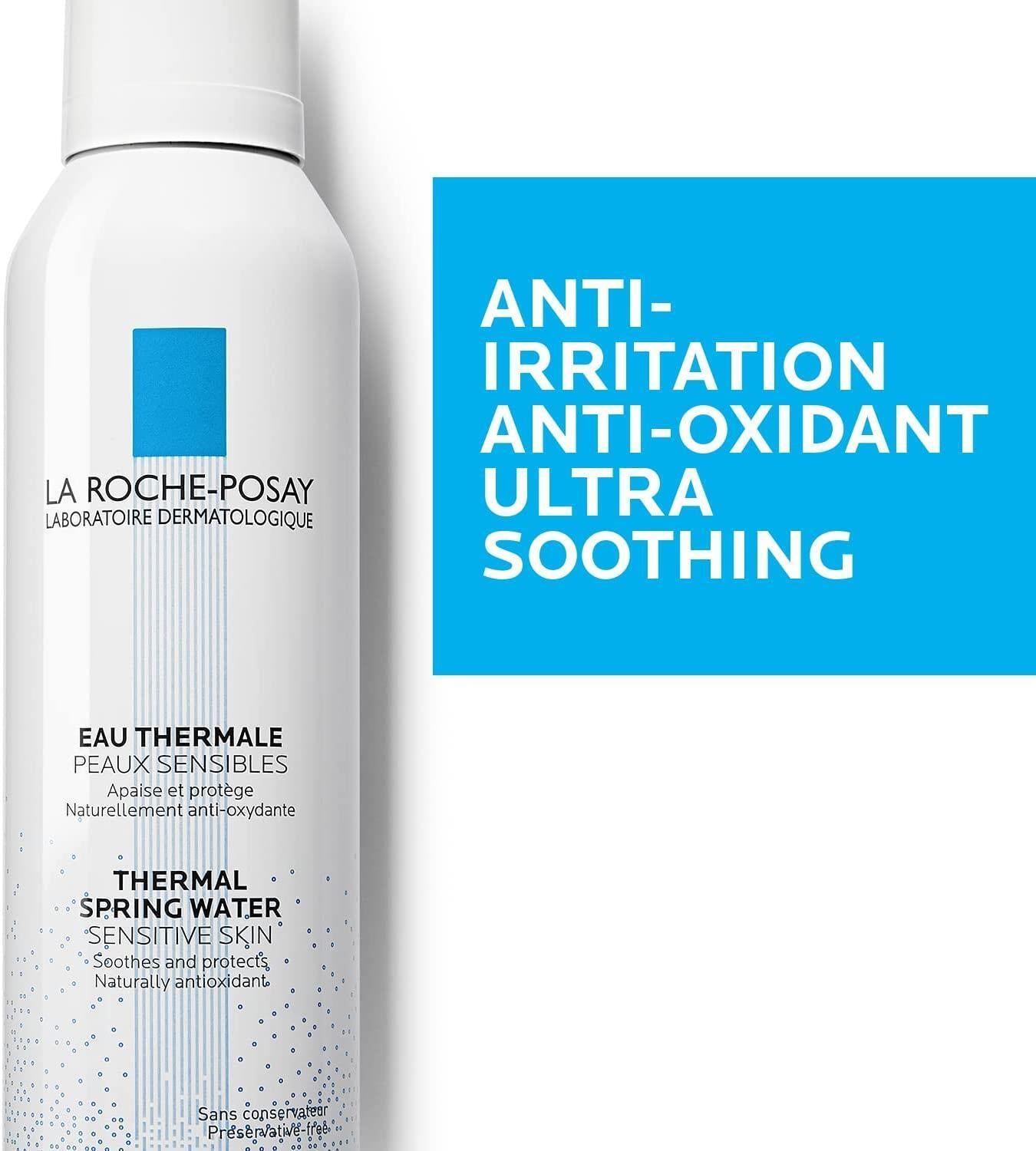 La Roche Posay Thermal Spring Water Spray 150gr - Soothing, Hydrating, and Antioxidant Skin Care for Sensitive Skin