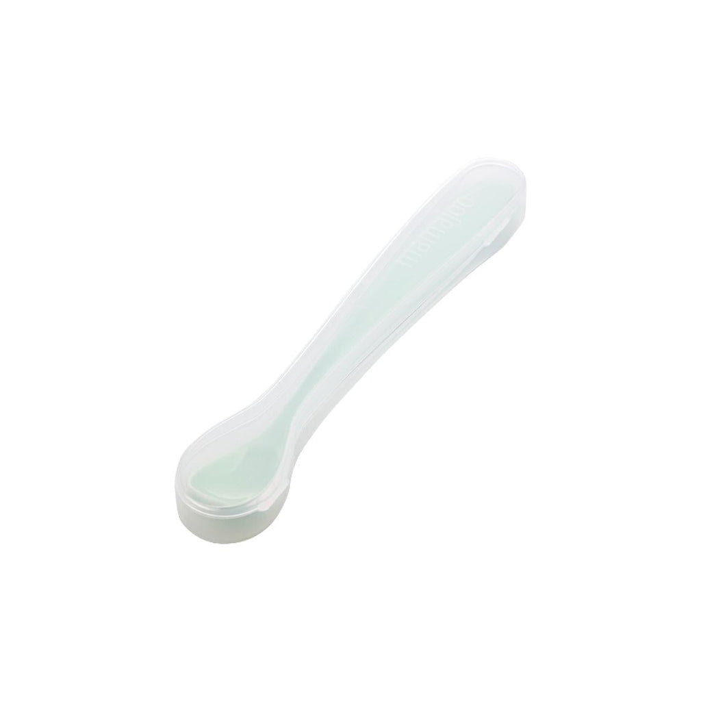Mamajoo Baby Feeding Spoons with Storage Case - BPA-Free, Ergonomic Design for Safe Feeding