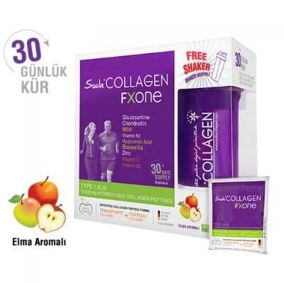 Suda Collagen FxOne Apple Flavored Collagen Supplement - 30 Sachets for Skin & Joint Health