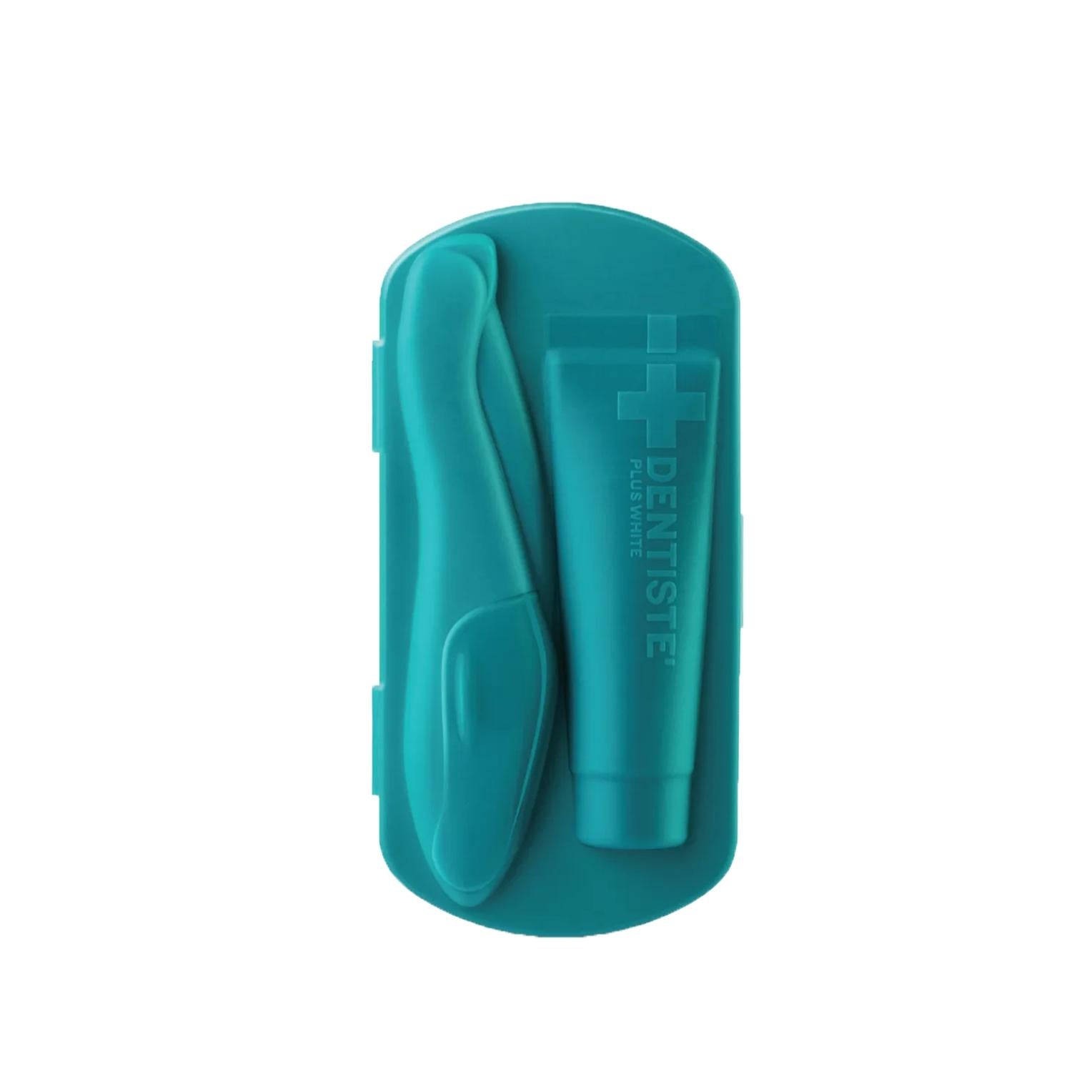 Dentiste Pocket Pro Oral Care Travel Set: Fresh Breath On-The-Go - Portable Toothbrush, Toothpaste & Mouthwash for Travel & Hygiene