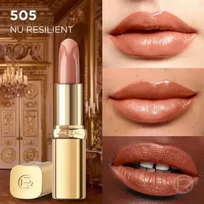 L'OrŽal Paris Color Riche Nude Intense Lipstick - 505 NU Resilient, Long-Lasting Moisturizing Nude Lip Color