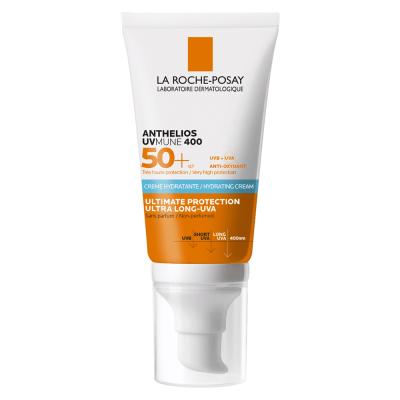 La Roche-Posay Anthelios UVMune 400 SPF50+ Sunscreen: Broad Spectrum Protection, Moisturizing, No White Cast - For Sensitive, Sun-Allergy Prone Skin, 1.69 fl oz