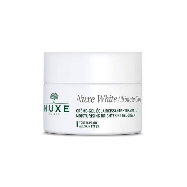 Nuxe White Ultimate Glow: Brightening Gel Cream for Radiant Skin | Vitamin C & Hyaluronic Acid Facial Moisturizer (1.69 fl oz)