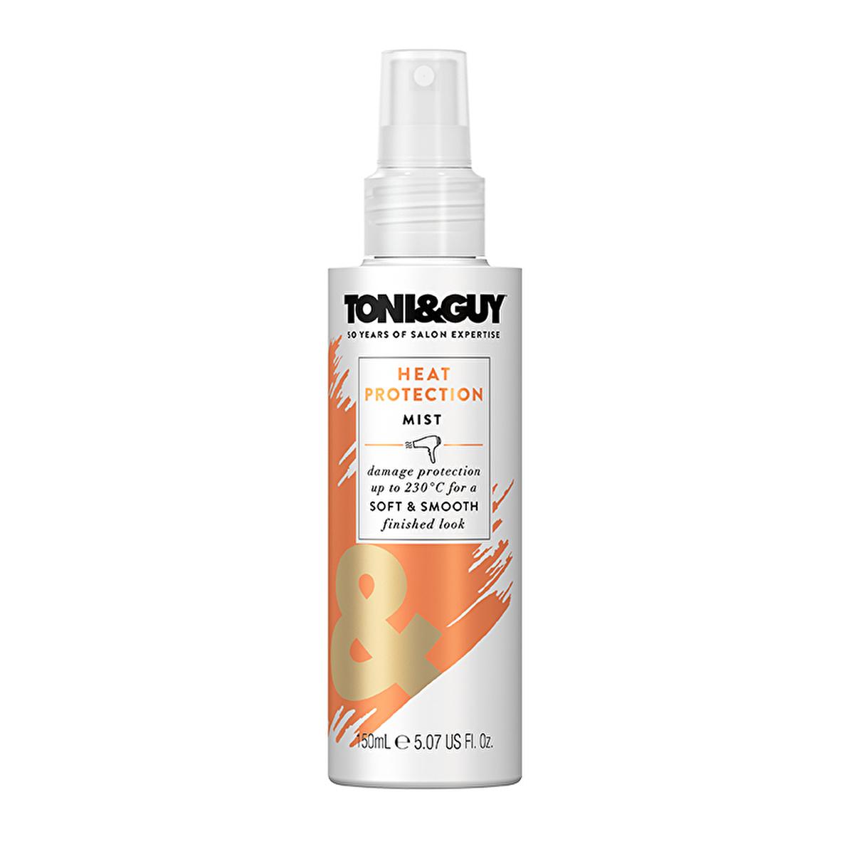 Toni&Guy Heat Protective Hair Spray 150ml - Prevents Damage & Frizz for Smooth Hair