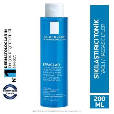 La Roche-Posay Effaclar Micro-Peeling Toner 200ml - Pore-Tightening for Acne-Prone Skin