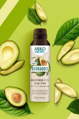 Arko Body Moisturizing Spray Cream with Avocado Oil - Hydrating, Non-Greasy, Easy Application