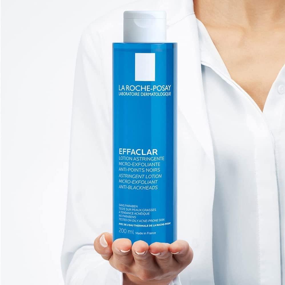 La Roche-Posay Effaclar Micro-Peeling Toner 200ml - Pore-Tightening for Acne-Prone Skin