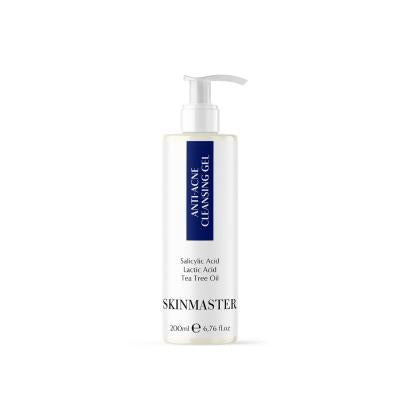 Skinmaster Anti-Acne Cleansing Gel - 200ml - Salicylic Acid & Tea Tree Oil Face Wash for Acne-Prone Skin