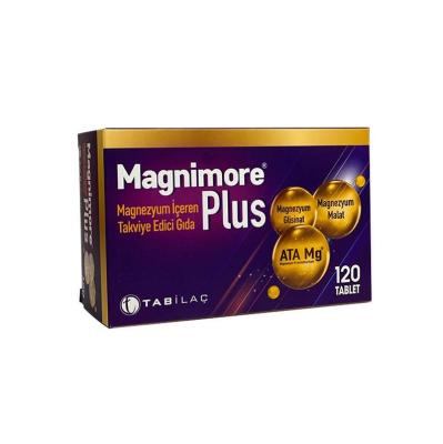Magnimore Plus: 120 Magnesium Tablets - Vegan & Vegetarian Friendly