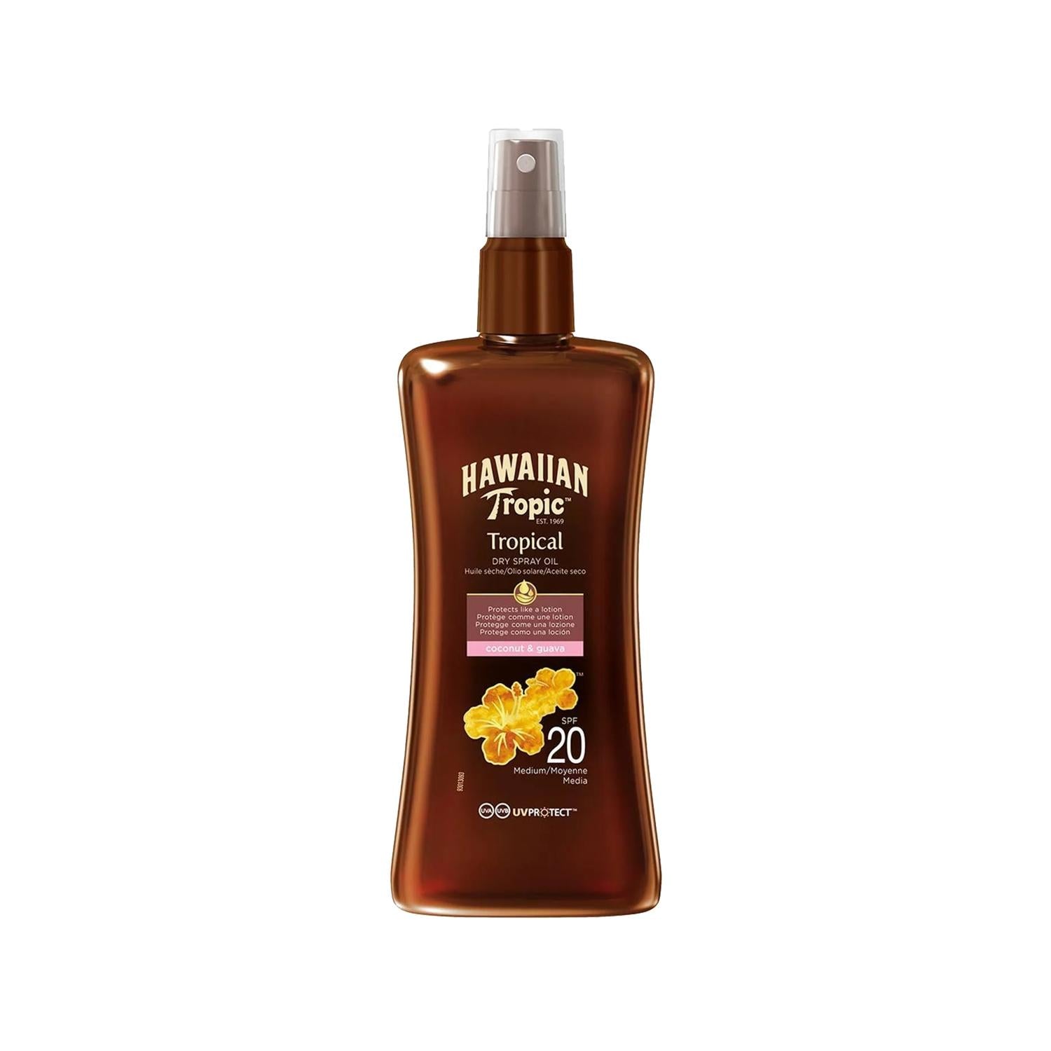Hawaiian Tropic SPF20 Bronzing Sunscreen Spray - Protects & Moisturizes Skin, 6.76 fl oz