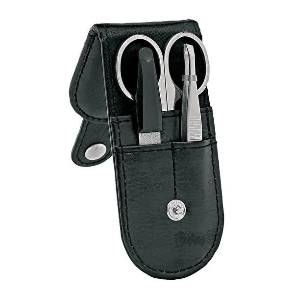 For Your Beauty Manicure Set Trend 3-Piece Nail Care Set with Clippers, File & Tweezers