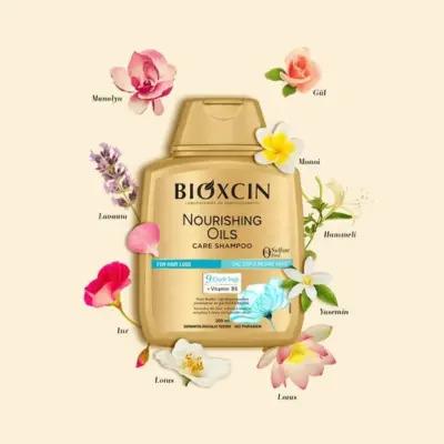 Bioxcin Nourishing Shampoo for Dry & Damaged Hair - 300ml, Reduces Hair Loss