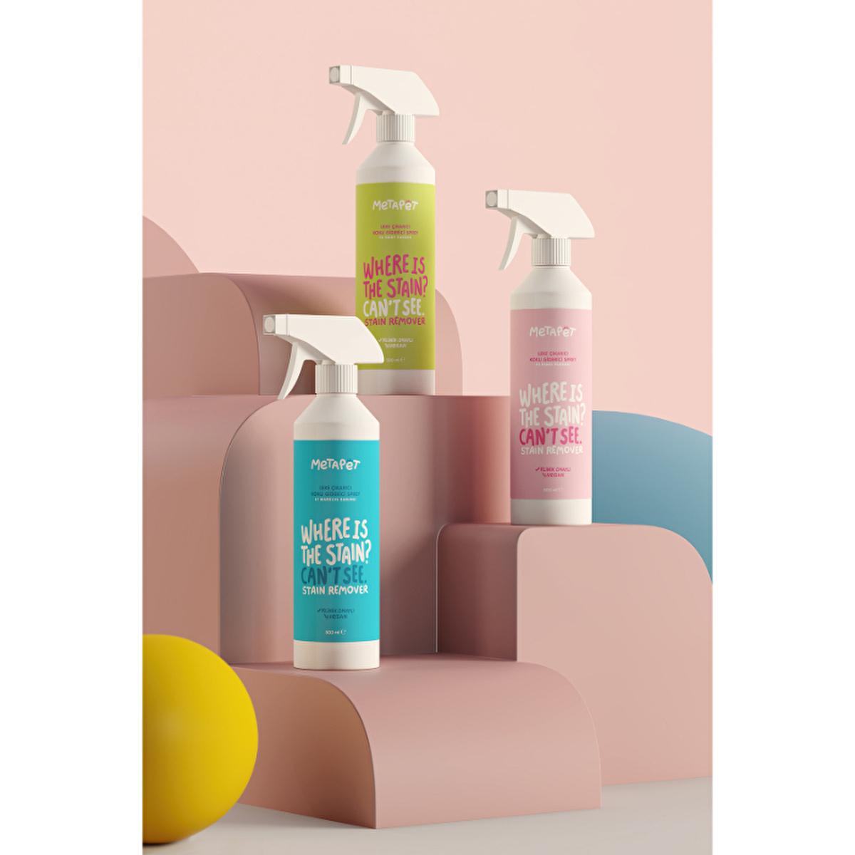 Metapet Pet Stain and Odor Remover Spray - Effective, Non-Toxic, and Safe for Pets and Kids