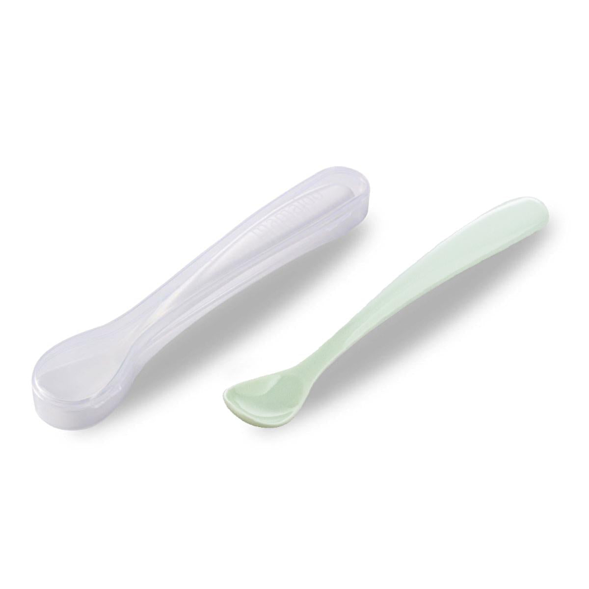Mamajoo Baby Feeding Spoons with Storage Case - BPA-Free, Ergonomic Design for Safe Feeding