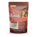 Pet's Family Adult Cat Food Pouch - Salmon Flavor, 85g - Grain-Free, Natural, Convenient