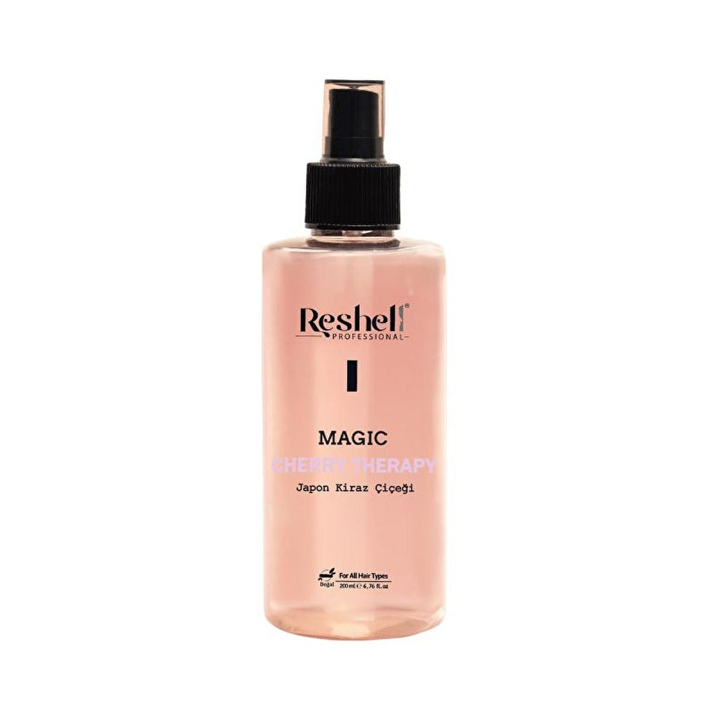 Reshell Magic Cherry Therapy Hair Care Spray - Nourishing, Keratin & Vitamin Enriched for Damaged Hair