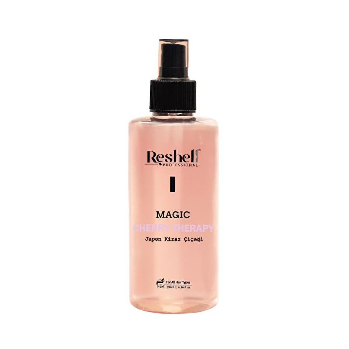 Reshell Magic Cherry Therapy Hair Care Spray - Nourishing, Keratin & Vitamin Enriched for Damaged Hair